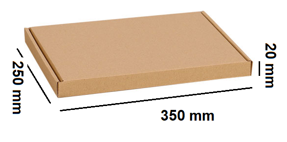 Caja DINA4 35 X 25 X 2 cm